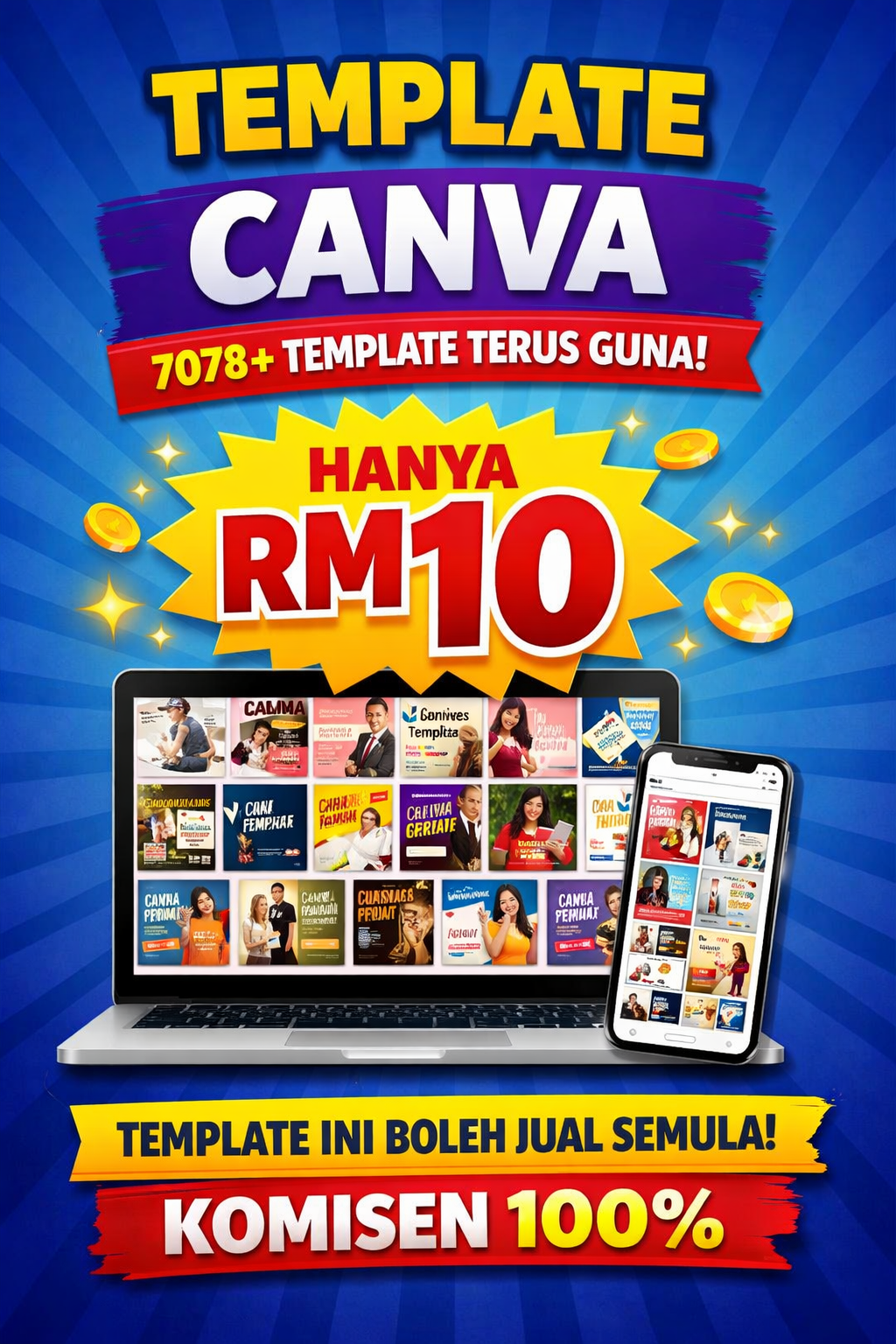 Read more about the article Jom Join 💣 𝐉𝐨𝐦 𝐉𝐚𝐝𝐢 𝐑𝐞𝐬𝐞𝐥𝐥𝐞𝐫 𝐂𝐚𝐧𝐯𝐚, 𝐉𝐚𝐧𝐚 𝐈𝐧𝐜𝐨𝐦𝐞 𝟏𝟎𝐤 𝐒𝐞𝐛𝐮𝐥𝐚𝐧 ❗ ( 𝑃𝑟𝑜𝑚𝑜𝑠𝑖 𝐵𝑢𝑙𝑎𝑛 𝐼𝑛𝑖 )