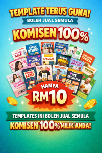 Read more about the article Diskaun..Nak Tambah Income? 💣 𝐉𝐨𝐦 𝐉𝐚𝐝𝐢 𝐑𝐞𝐬𝐞𝐥𝐥𝐞𝐫 𝐂𝐚𝐧𝐯𝐚, 𝐉𝐚𝐧𝐚 𝐈𝐧𝐜𝐨𝐦𝐞 𝟏𝟎𝐤 𝐒𝐞𝐛𝐮𝐥𝐚𝐧 ❗ ( 𝑃𝑟𝑜𝑚𝑜𝑠𝑖 𝐵𝑢𝑙𝑎𝑛 𝐼𝑛𝑖 )